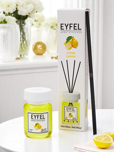 Royalfashion EYFEL Zitronenduftende Stäbchen 120 ml