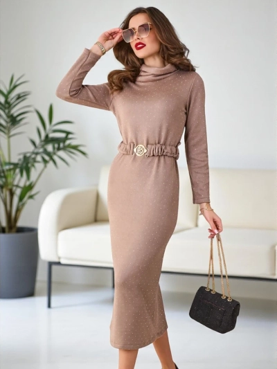 Royalfashion Damen Strickkleid