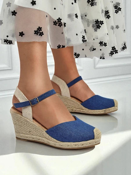 Royalfashion Damen Keilsandaletten Solara Espadrilles