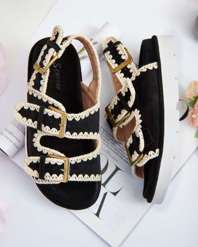 Royalfashion Damen Lunnay eko Wildledersandalen