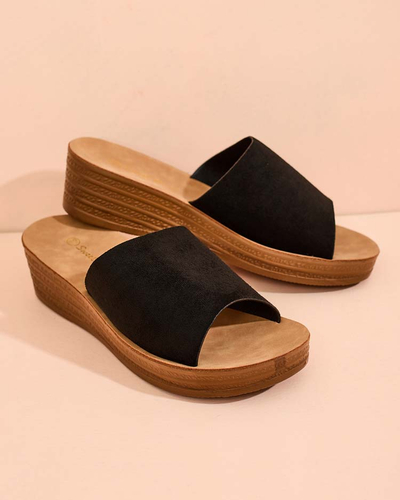 Royalfashion Women's Saffil low-heeled flip-flops