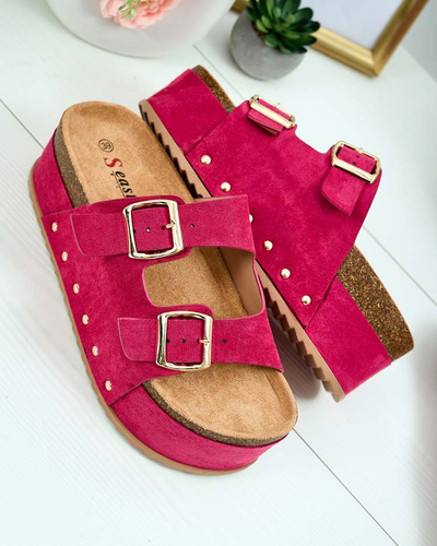 Royalfashion Damen Sodass Plateau-Flip-Flops
