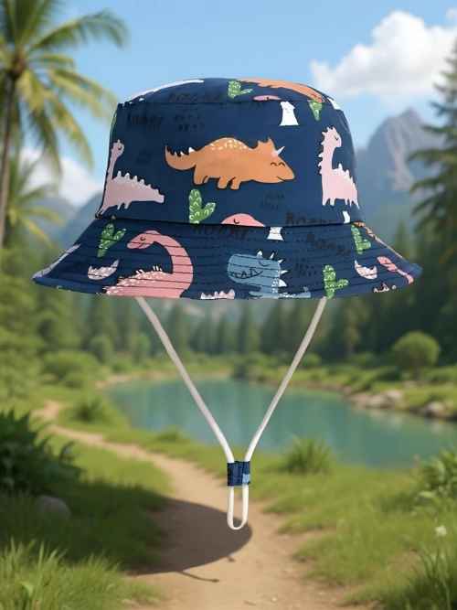 Royalfashion Дитяча панама з веселими нашивками