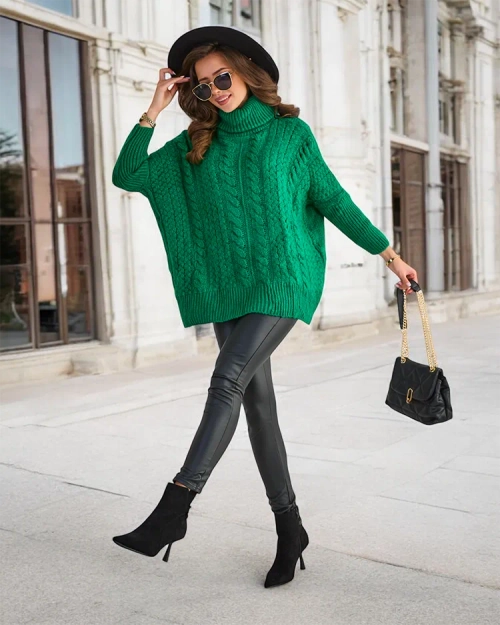 Жіночий светр з водолазкою Royalfashion