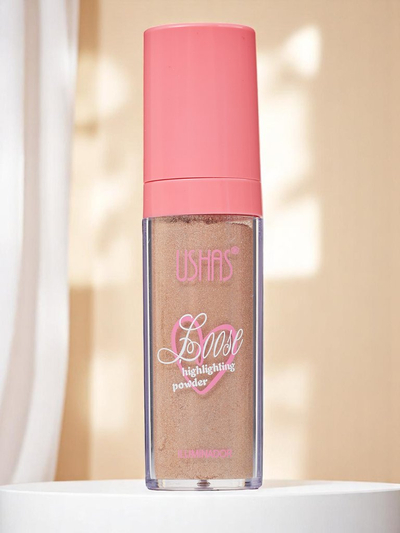 USHAS Loser Highlighter für das Gesicht mit Schwamm Sunset Kiss
