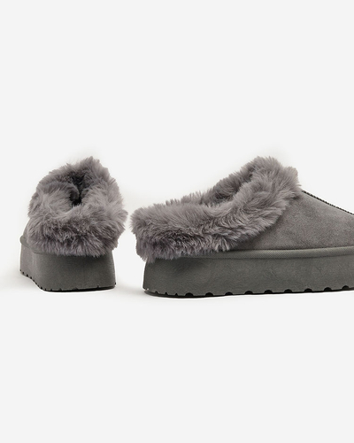 Royalfashion Damen Kurzstiefel a'la Schneestiefel Kapfiee