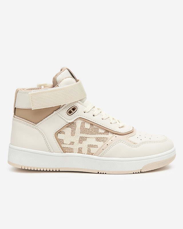 High-Top-Sportschuhe für Damen in Beige Retila - Schuhe