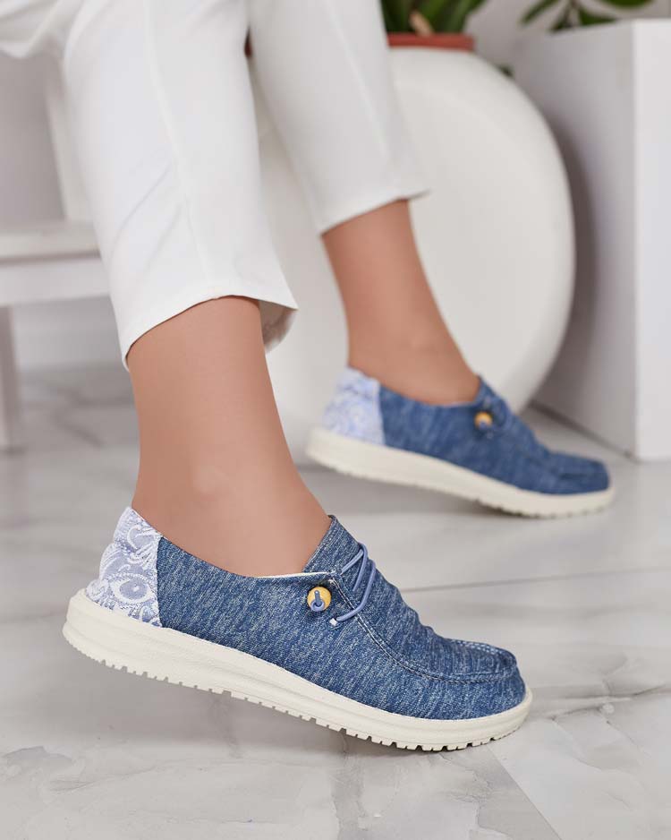 Royalfashion Damen Treppes Schnürhalbschuhe