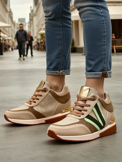 Royalfashion Damen Sportschuhe mit verstecktem Keil Venixxe