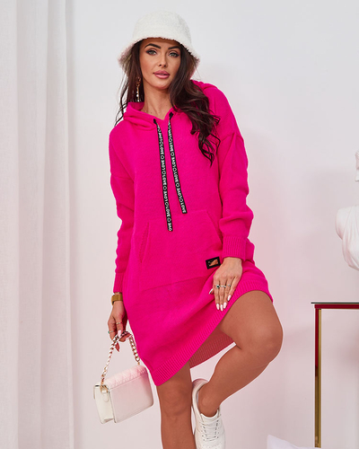 Жіноча сукня-светр Royalfashion Fuchsia