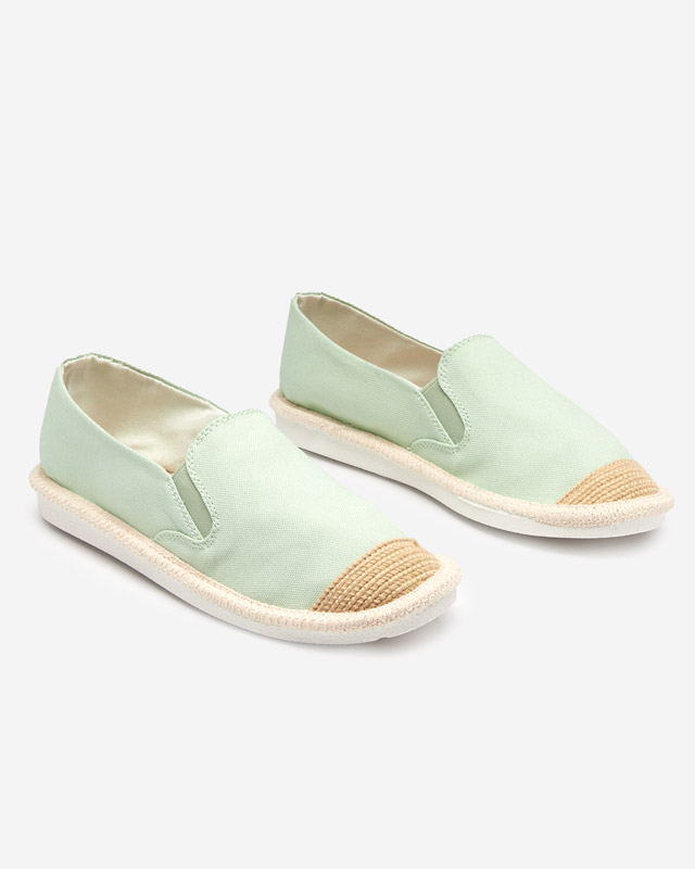 Mintfarbene Damen-Espadrilles Joll- Footwear