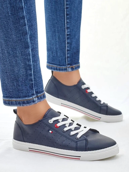 Royalfashion Damen Sneakers aus Öko-Leder Keopsa