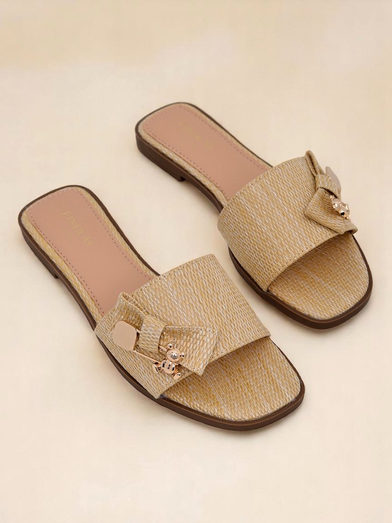 Royalfashion Damen-Strohsandalen Aurelia