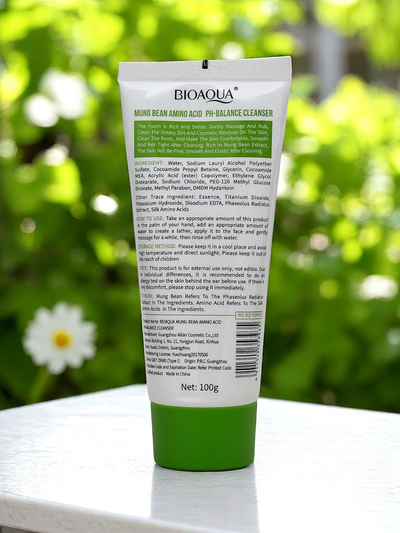 Reinigungsschaum mit Bohnenextrakt