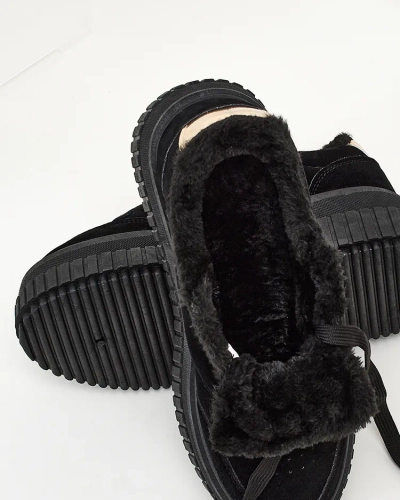 Royalfashion Warmed women's sneakers with fur Nozii