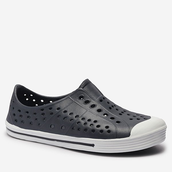 Marineblaue durchbrochene Kinder-Sneakers aus Gummi Jiteri - Footwear