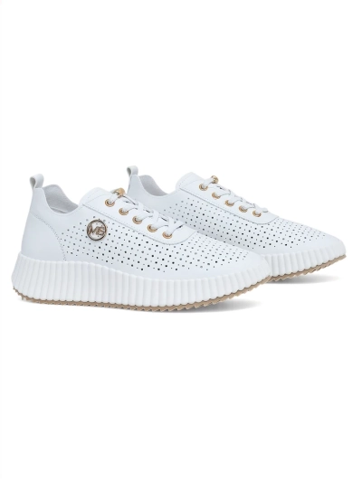 Royalfashion Damen Perforierte Sport Sneakers Jovenes