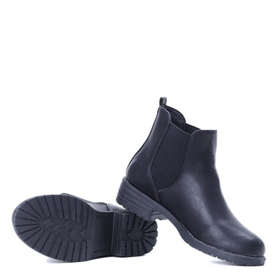 Black boots from eco leather Oustien - Footwear