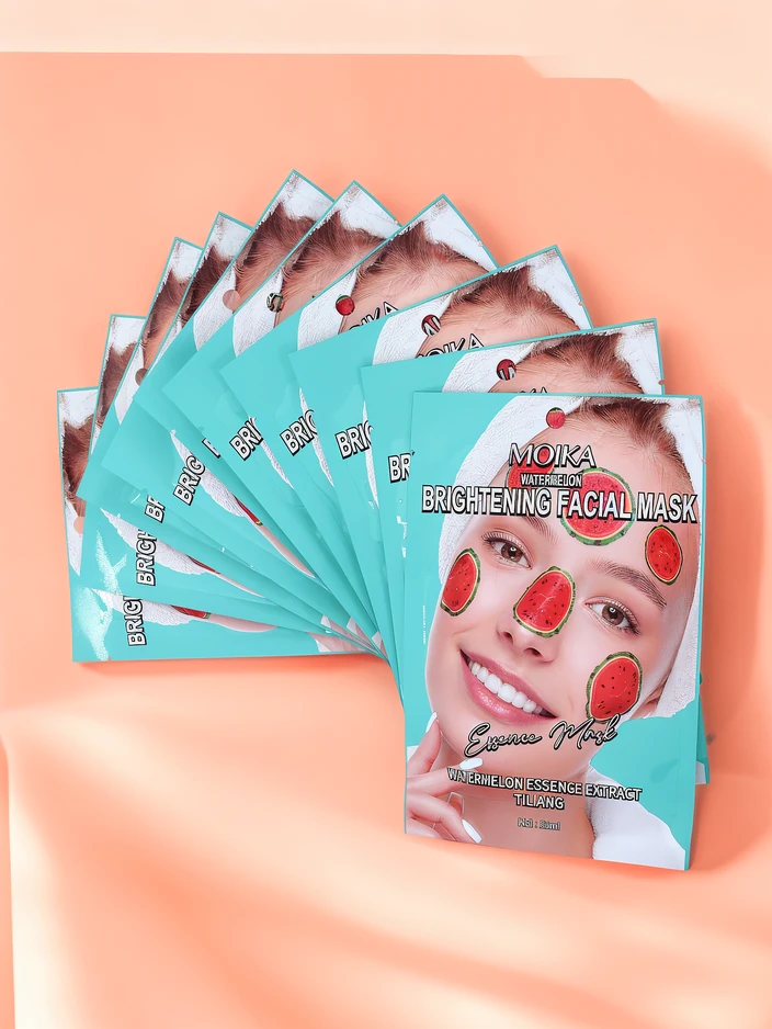 MOIKA Wassermelonen-Tuchmaske, aufhellend