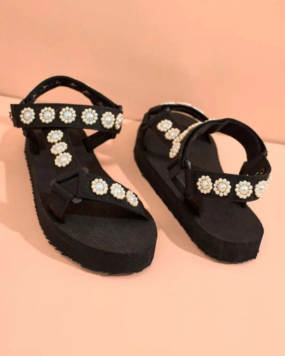 Royalfashion Damen Sport-Gummisandalen