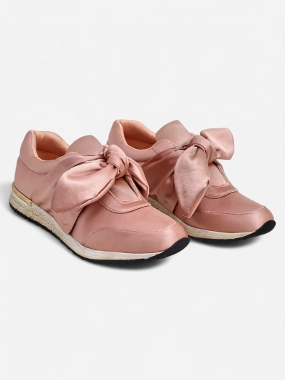 Royalfashion Damen Sneaker mit Schleife Socca