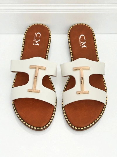 Royalfashion Damen Sandalen mit flacher Sohle Maya Louise