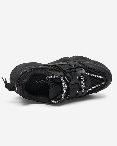 OUTLET Чорні жіночі спортивні кросівки Electri - Взуття