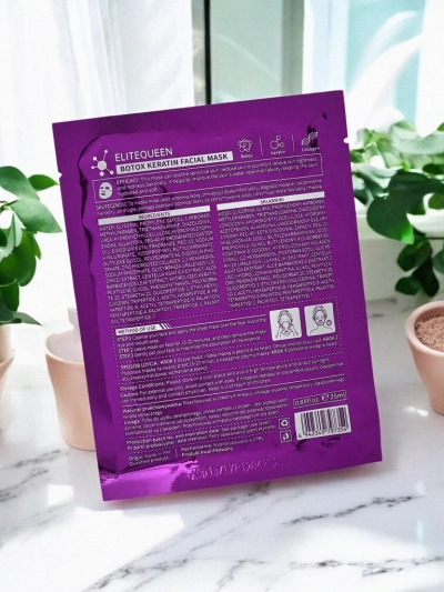 Botox&Keratin Sheet Mask – spendet Feuchtigkeit und reduziert Falten