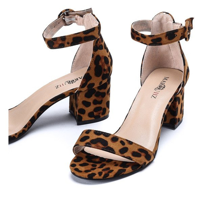 Sandalen auf einem Leopardenpfosten Madeleine - Footwear 1