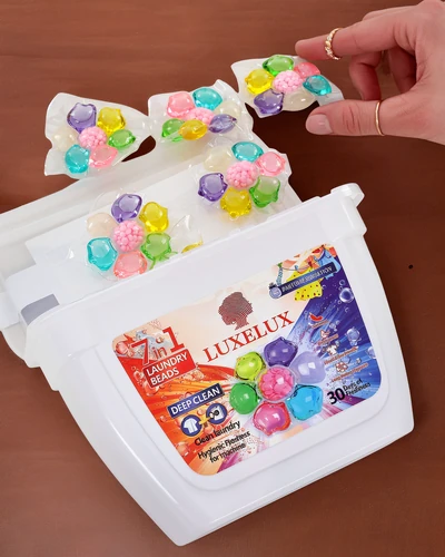 Luxelux 7in1 Waschmittelkapseln 30 Stück.