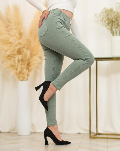 Royalfashion Grüne Damen-Teggings a'la jeans