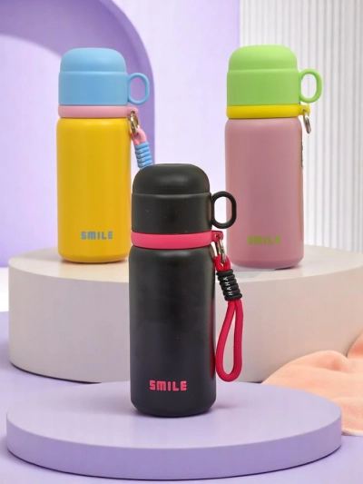 Royalfashion Thermobecher mit Becher Happy Smile