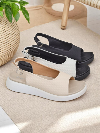 Royalfashion Damen Sandalen mit dicker Sohle Riva