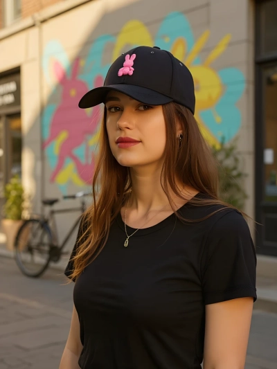 Royalfashion Cap mit Bunny Chic Patch