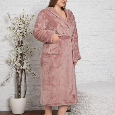Rosa Bademantel für Damen - Kleidung