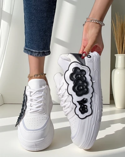 Royalfashion Damen Sneakers mit dekorativem Obermaterial Nendales