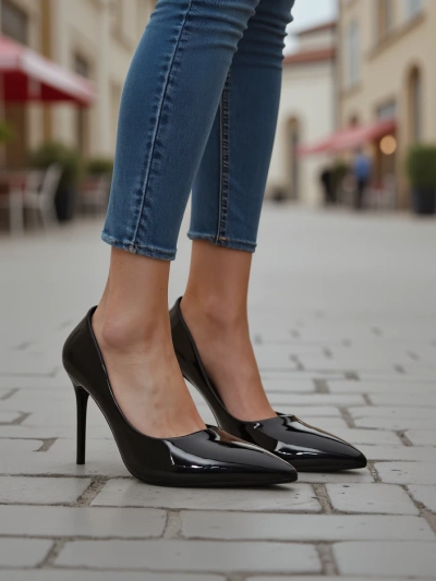 Royalfashion Damen klassische spitze Stilettos Dofenis