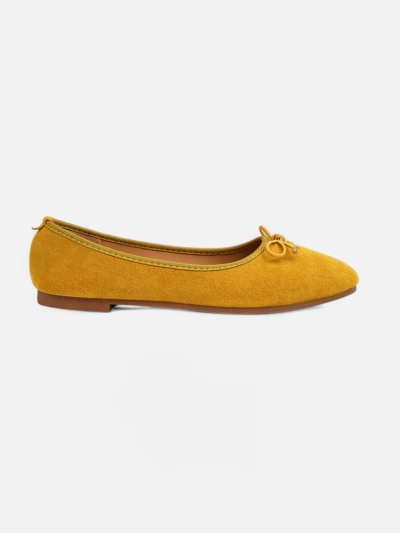 Royalfashion Damen Ballerinas mit einer Schleife Zaame