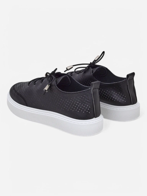 Royalfashion Dámské perforované sportovní šněrovací boty Vaned