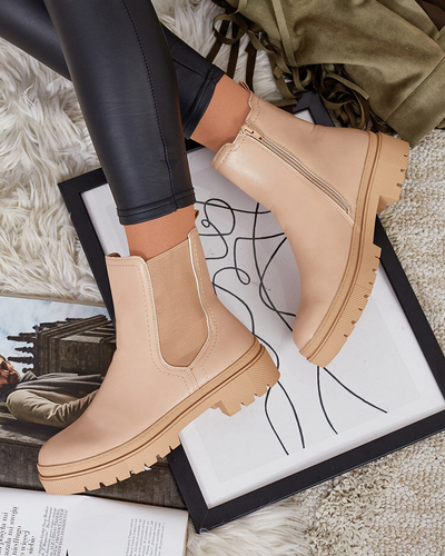 Royalfashion Damen eko Leder Dovivas Stiefel