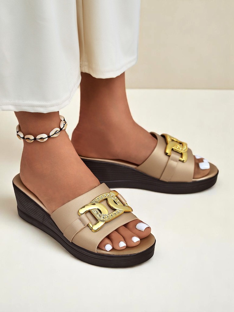 Royalfashion Damen Keilsandalen Nolia