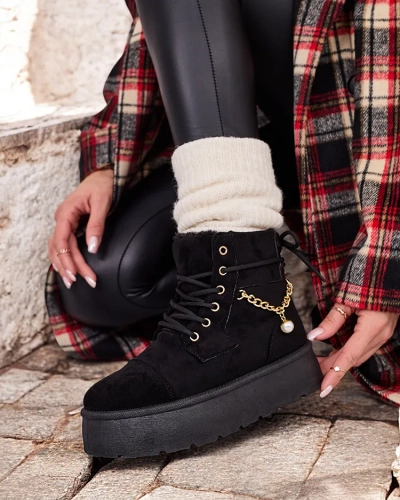 Royalfashion Damen Schnürstiefel Woruces