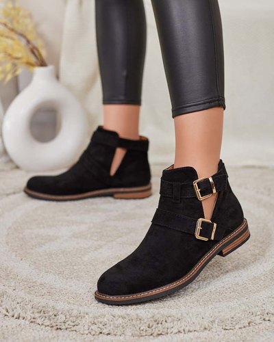 Royalfashion Damen Geronsa Ausschnittstiefel