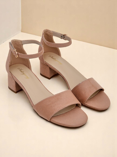 Royalfashion Damen Sandalen mit niedrigem Absatz SoftHeels