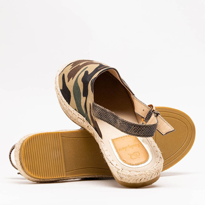 Daisy Espadrilles mit offener Ferse - Schuhe
