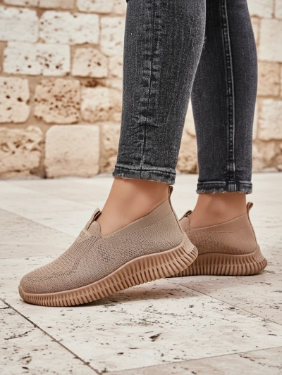 Royalfashion Damen Stoff Slipper Sportschuhe Serra