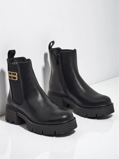 Damenstiefeletten Fravine aus Öko-Leder