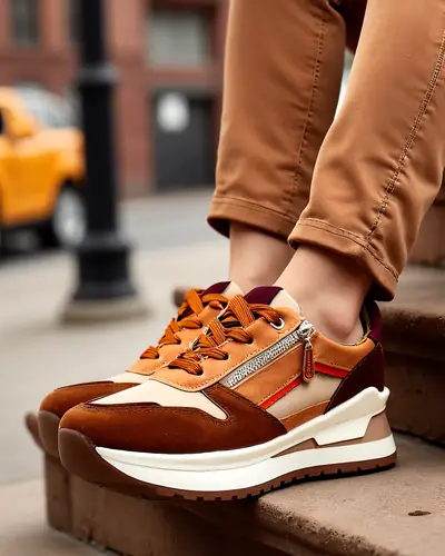 Royalfashion Damen Sportschuhe mit verstecktem Absatz Bessase