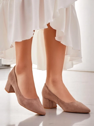 Royalfashion Damen Pumps mit niedriger Absätzen Agas