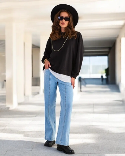 Royalfashion Women's Cotton Thin Sweatshirt